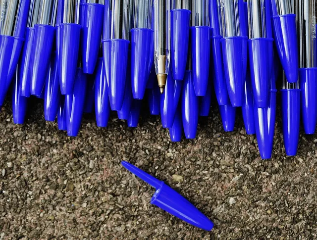 ballpoint pen, writing implement, write, office, blue, coloured, office accessories, office supplies, stationery, pen, marker pen, notes. The corporate communications watchlist for 2027 has four entries, each dated