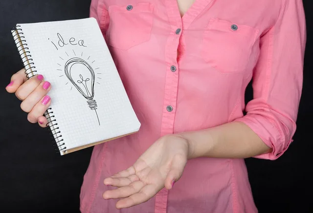 idea, proposal, light bulb, concept, woman, hands, notebook, imagination, inspiration, creativity, initiative, proposal, initiative, initiative, initiative, initiative, initiative. Reviewing corporate communications agencies and software on equivalent work