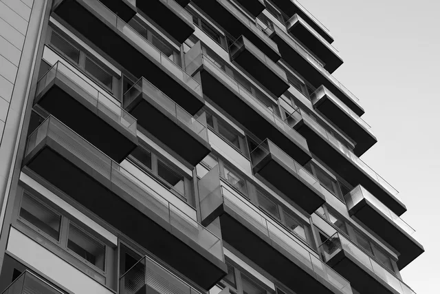 building, skyscraper, facade, architecture, house, perspective, balconies, city, monochrome, building, building, building, skyscraper, skyscraper, skyscraper, architecture, architecture, architecture, house, house, city, city, city, city, city. Who owns the content? Rights checks for a corporate communications supplier
