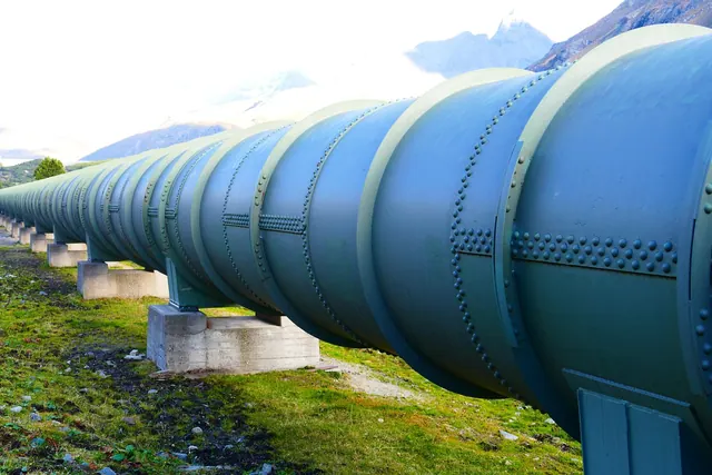pressurized water pipe, tube, pipeline, water, guide, watercourse, nature, flow, management